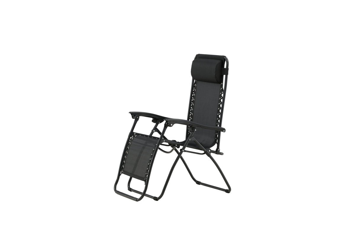 Sonnenliege Trainline - in wahlweise Grau oder Schwarz mit Faltfunktion