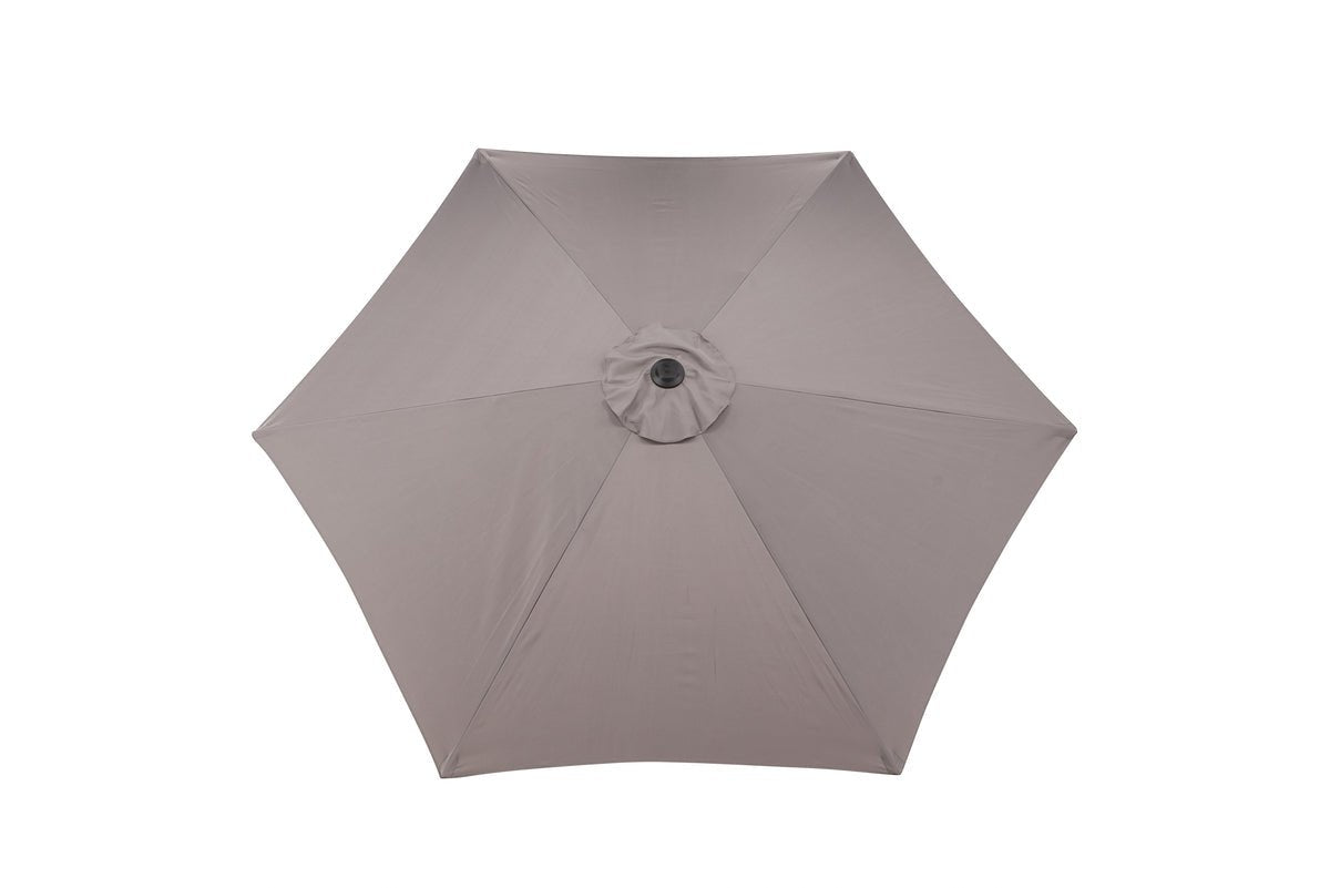 Sonnenschirm Imperia – Ø300 cm aus grauem Polyester
