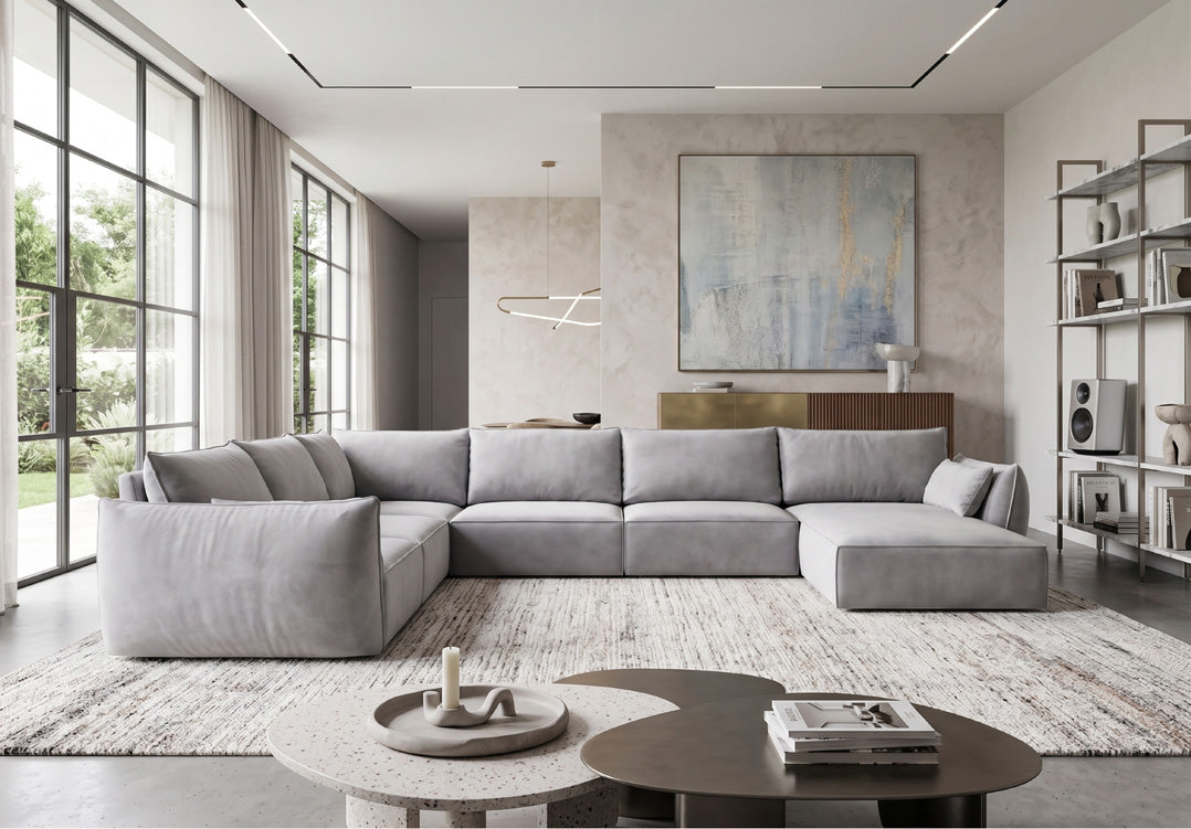 Canapé design Nuvola U en Velours