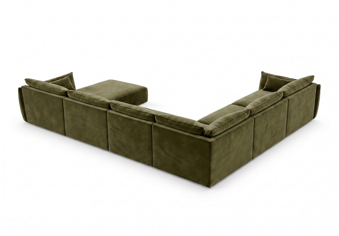 Canapé design Nuvola U en Velours