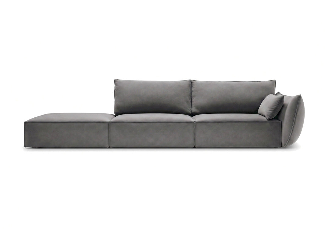 Designer Sofa Chaise Longue Nuvola in Samt