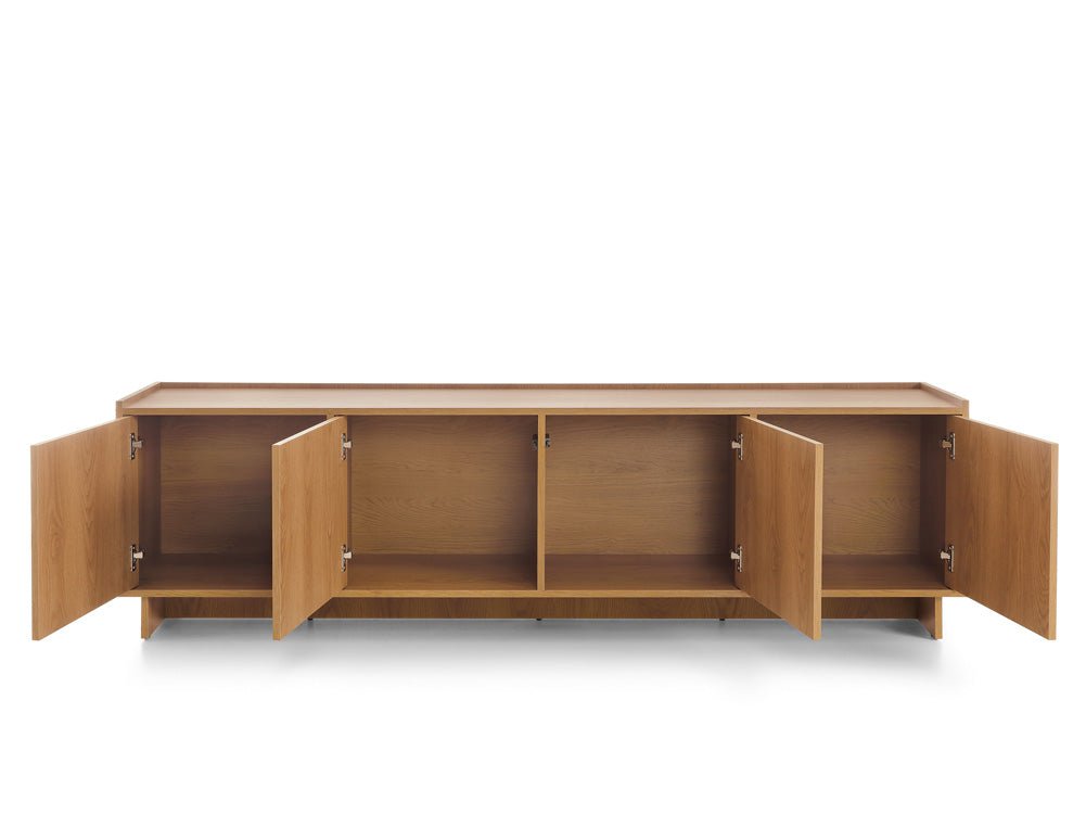 Meuble TV bas design Kiyora 195 cm
