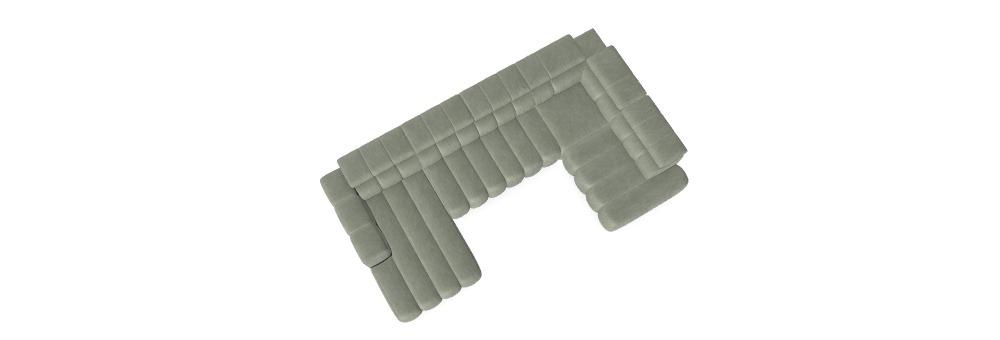 Canapé modulaire Zürich - Ta configuration souhaitée 9K8CM7
