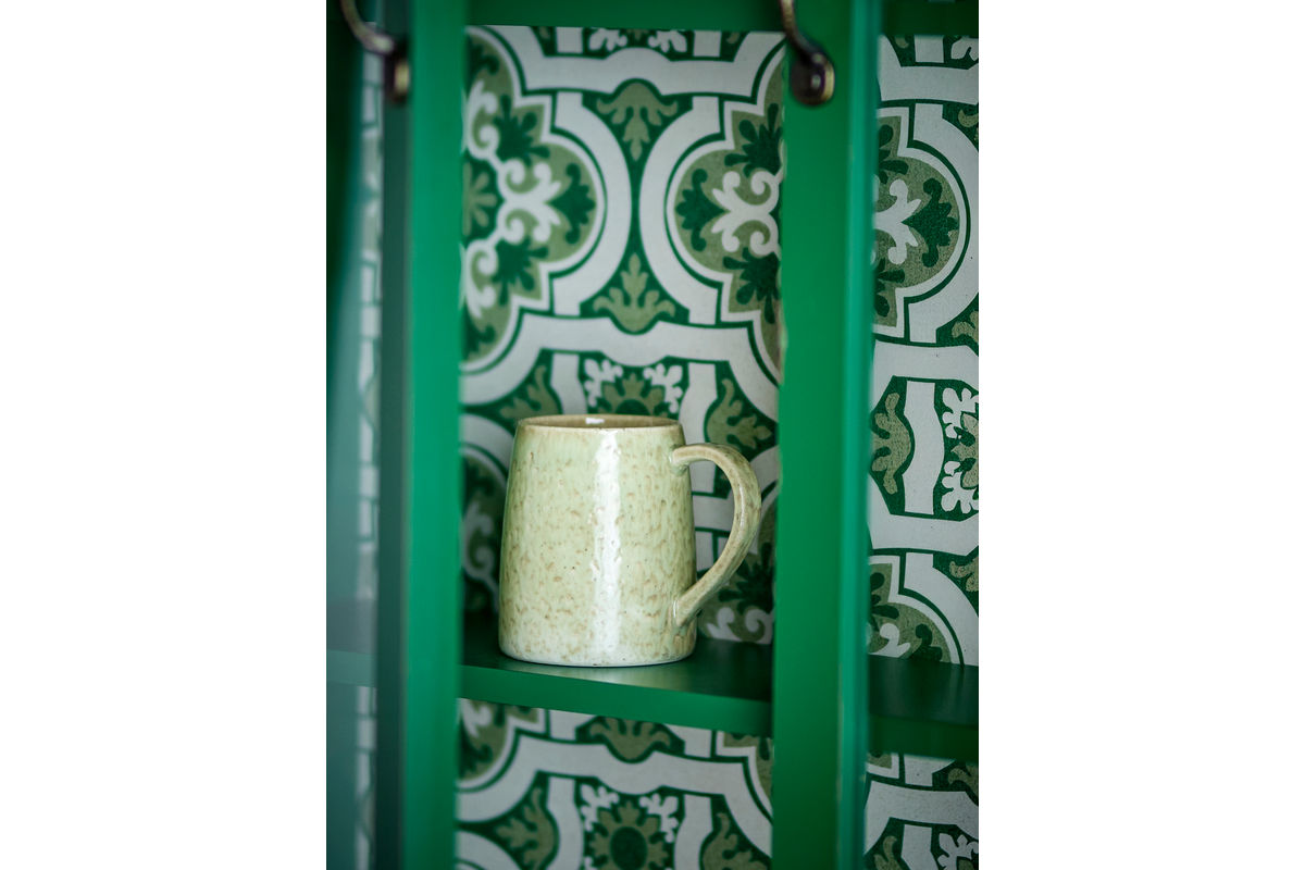 Becher-Set Jana – Steingut mit reaktiver Glasur (4er-Set)