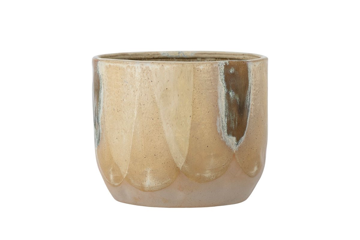 Pot de fleurs Murphs – grès peint à la main