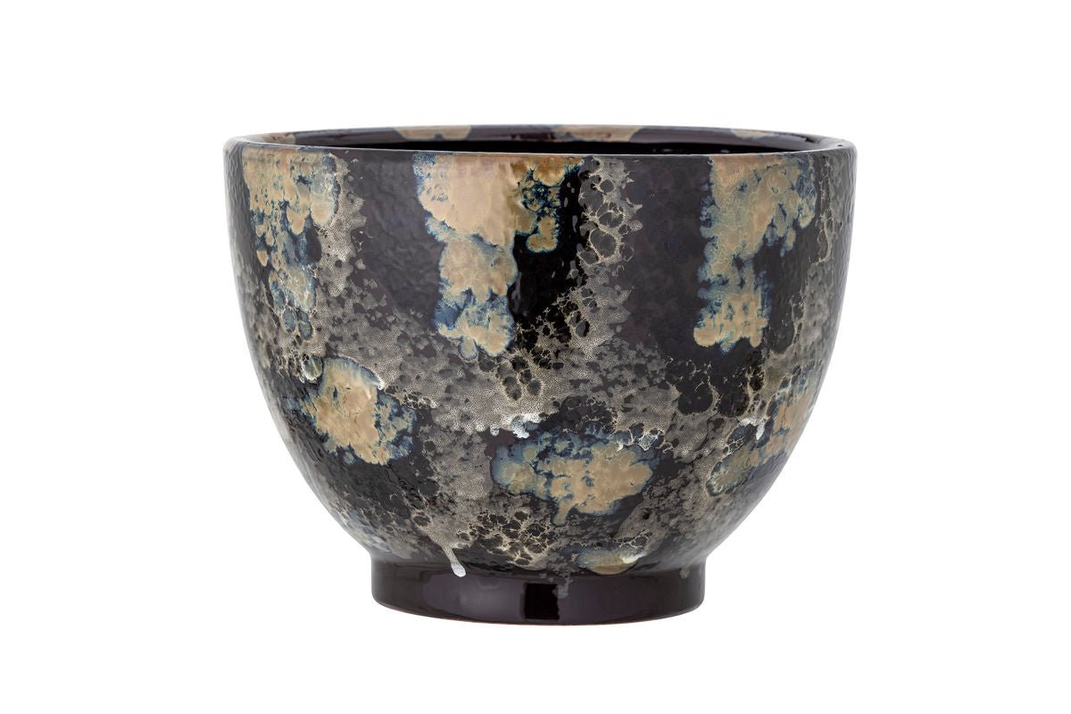 Pot de fleurs Smaash – grès foncé