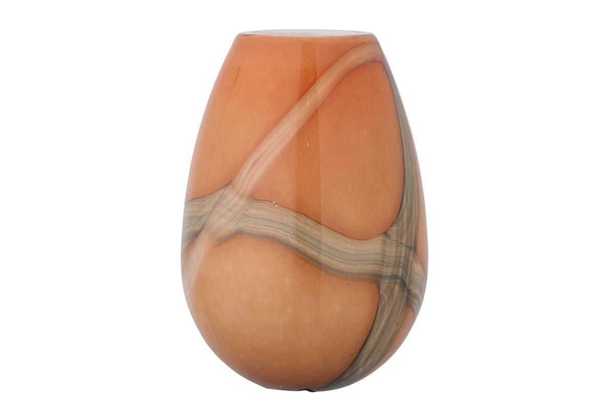 Vase « Arvani » – Verre orange