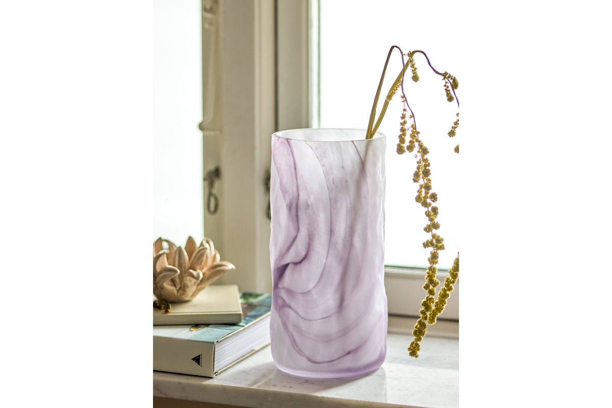 Vase « Lunava » – Verre violet