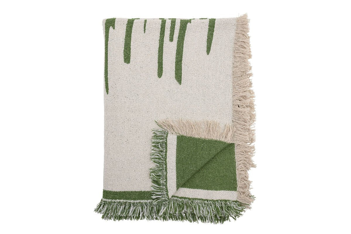 Plaid Vireo – Motif réversible en coton recyclé