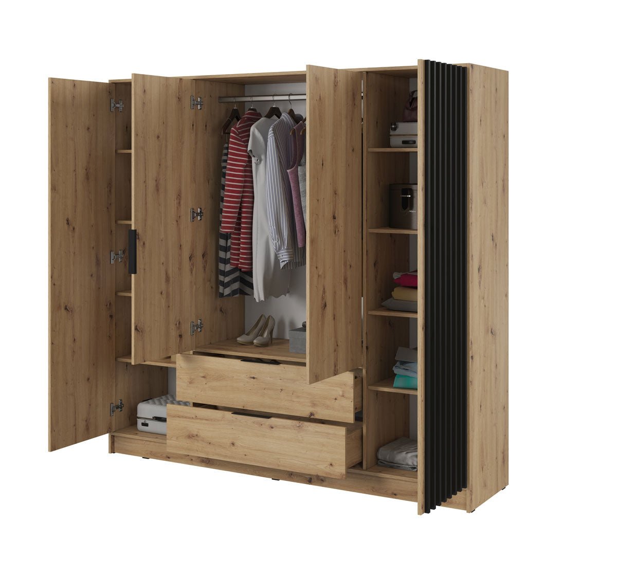 Designer Schrank Niro 206 cm - Luxusbetten24