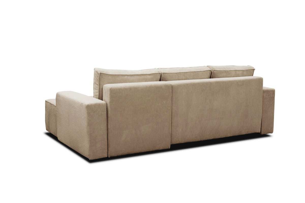 Designer Sofa Bern L mit Schlaffunktion und Stauraum - Luxusbetten24