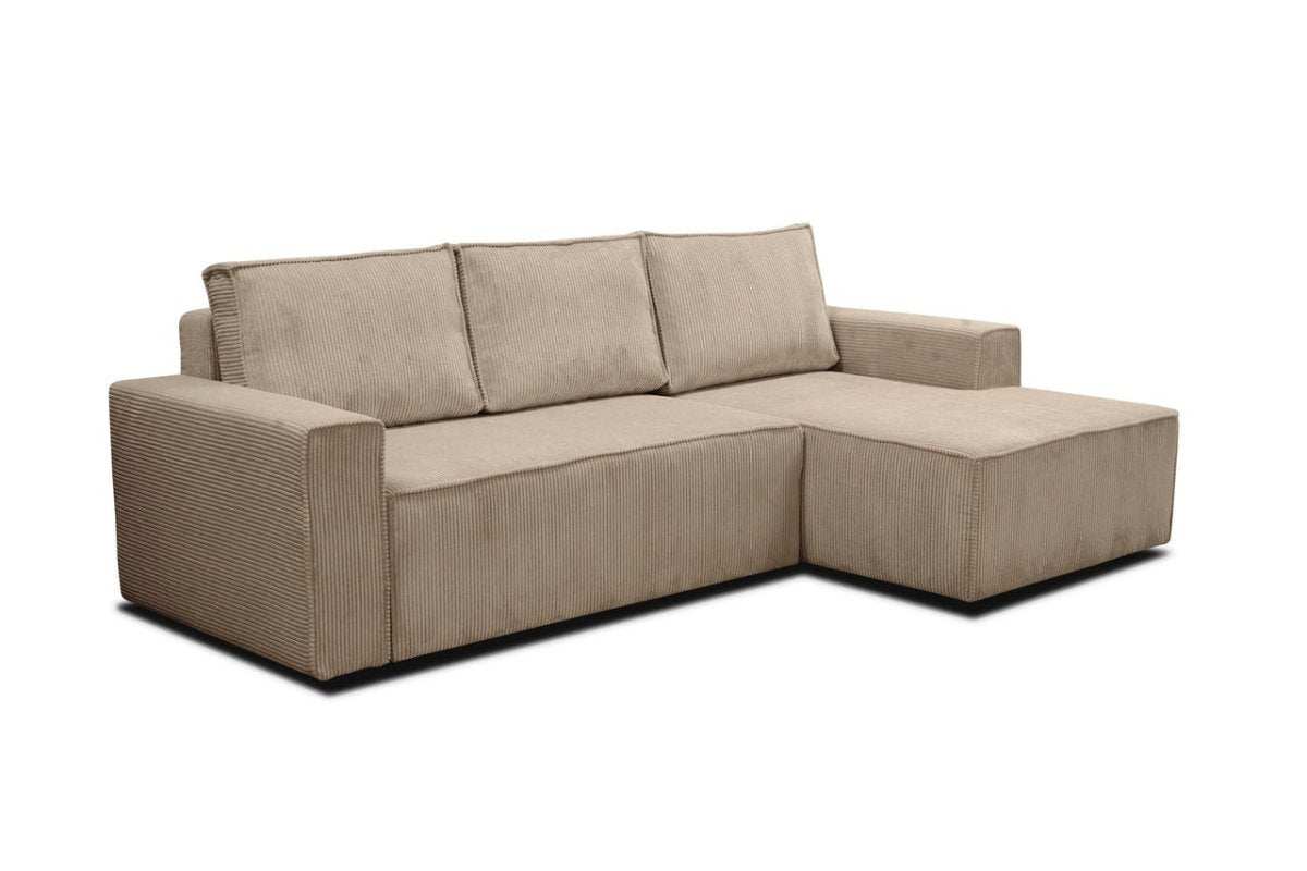 Designer Sofa Bern L mit Schlaffunktion und Stauraum - Luxusbetten24