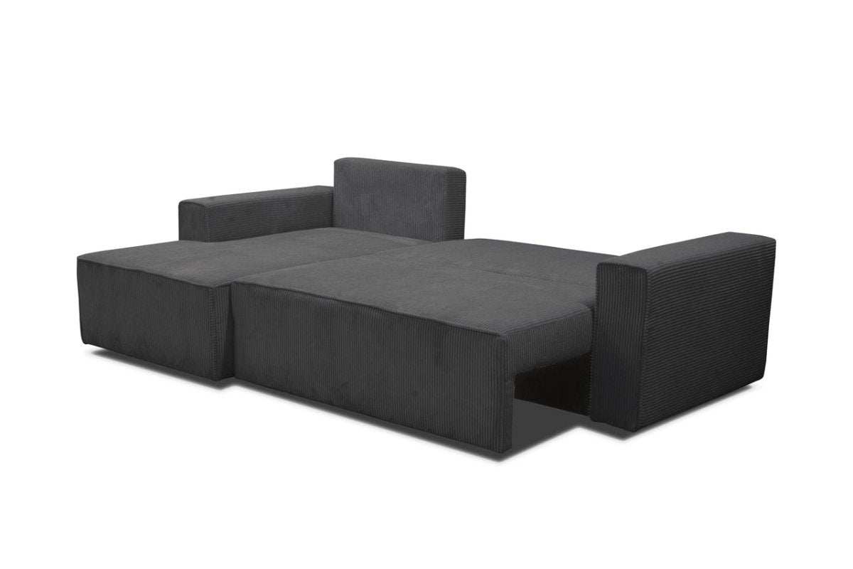 Designer Sofa Bern L mit Schlaffunktion und Stauraum - Luxusbetten24