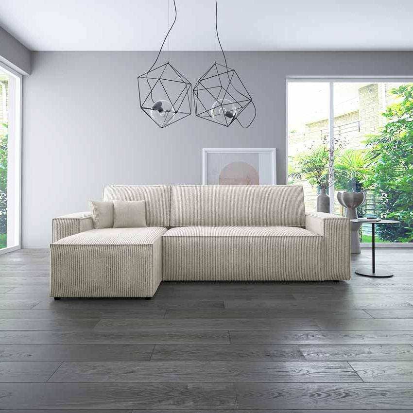 Designer Sofa Cordario mit Schlaffunktion und Stauraum - Luxusbetten24