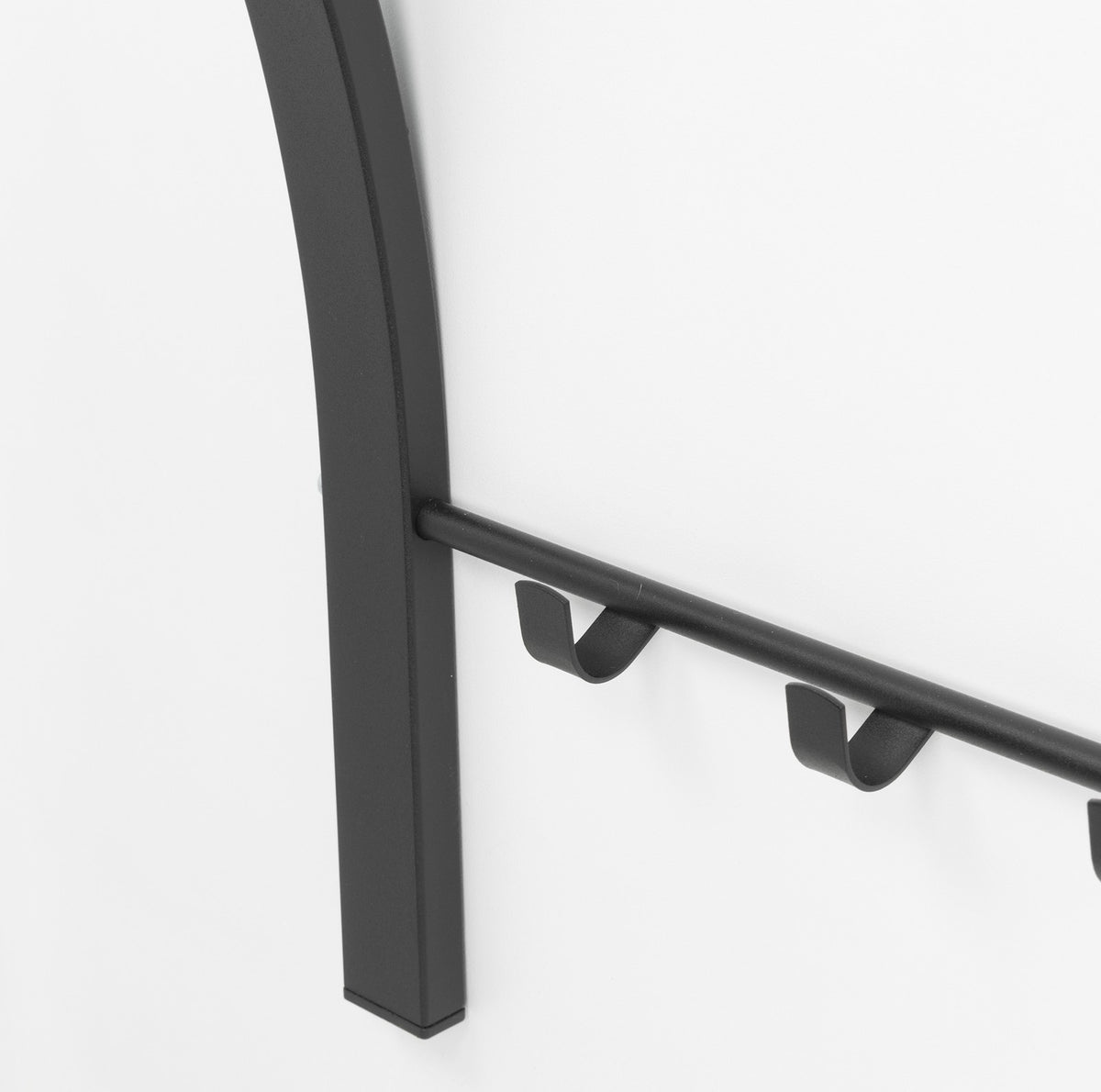 Designer Wandgarderobe Arcos - Schwarz