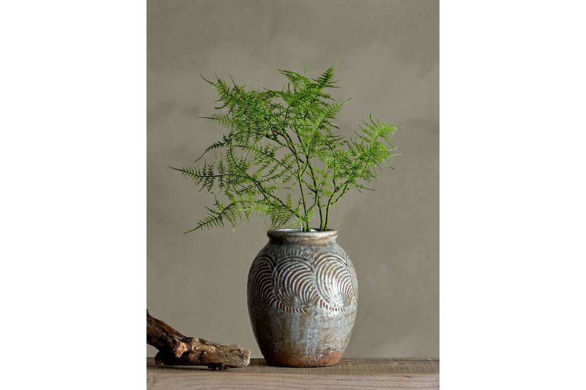 Vase « Lunara » – Terre cuite en Vert