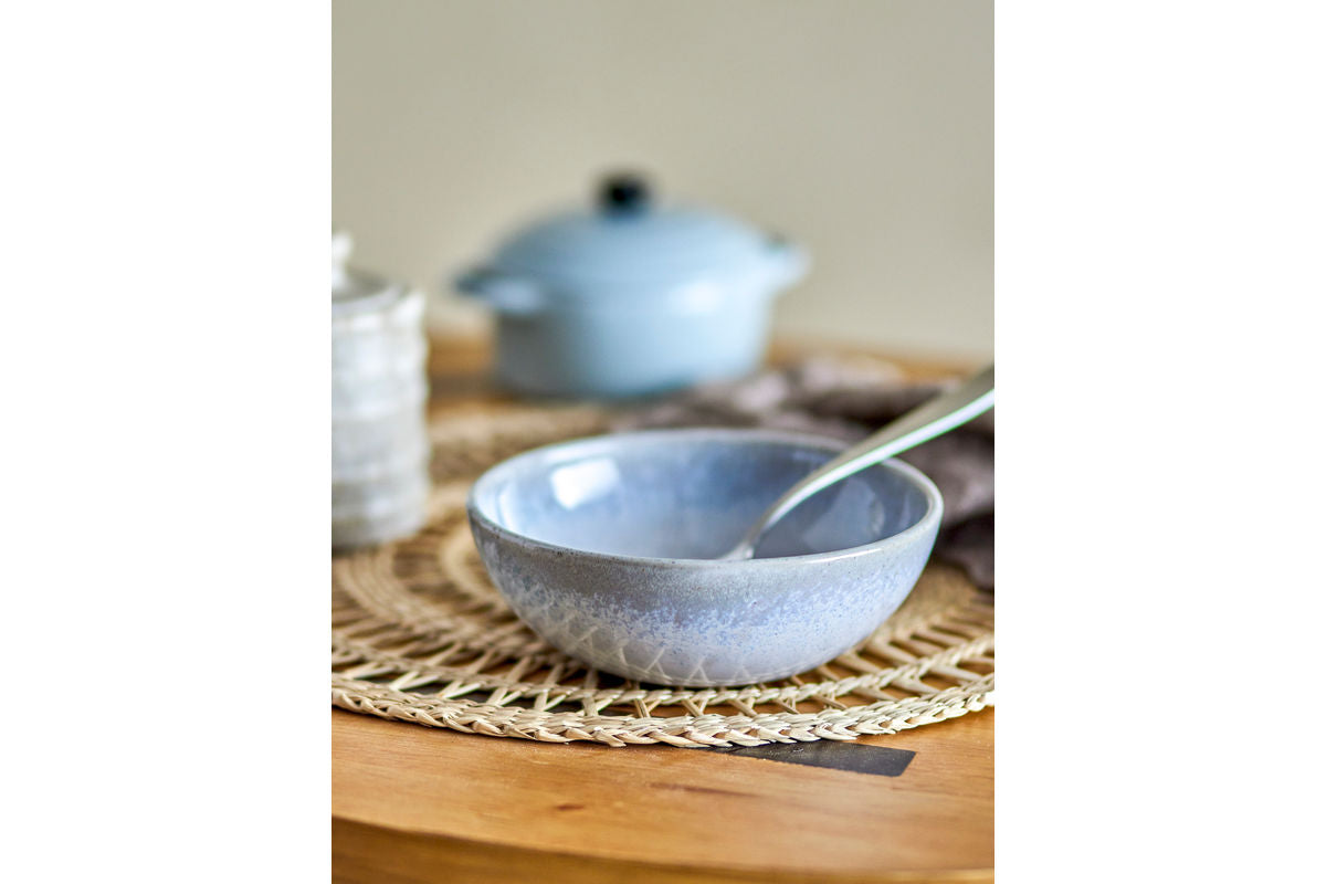 Ensemble petit-déjeuner Liora – Grès avec glaçure structurée (12 pièces)