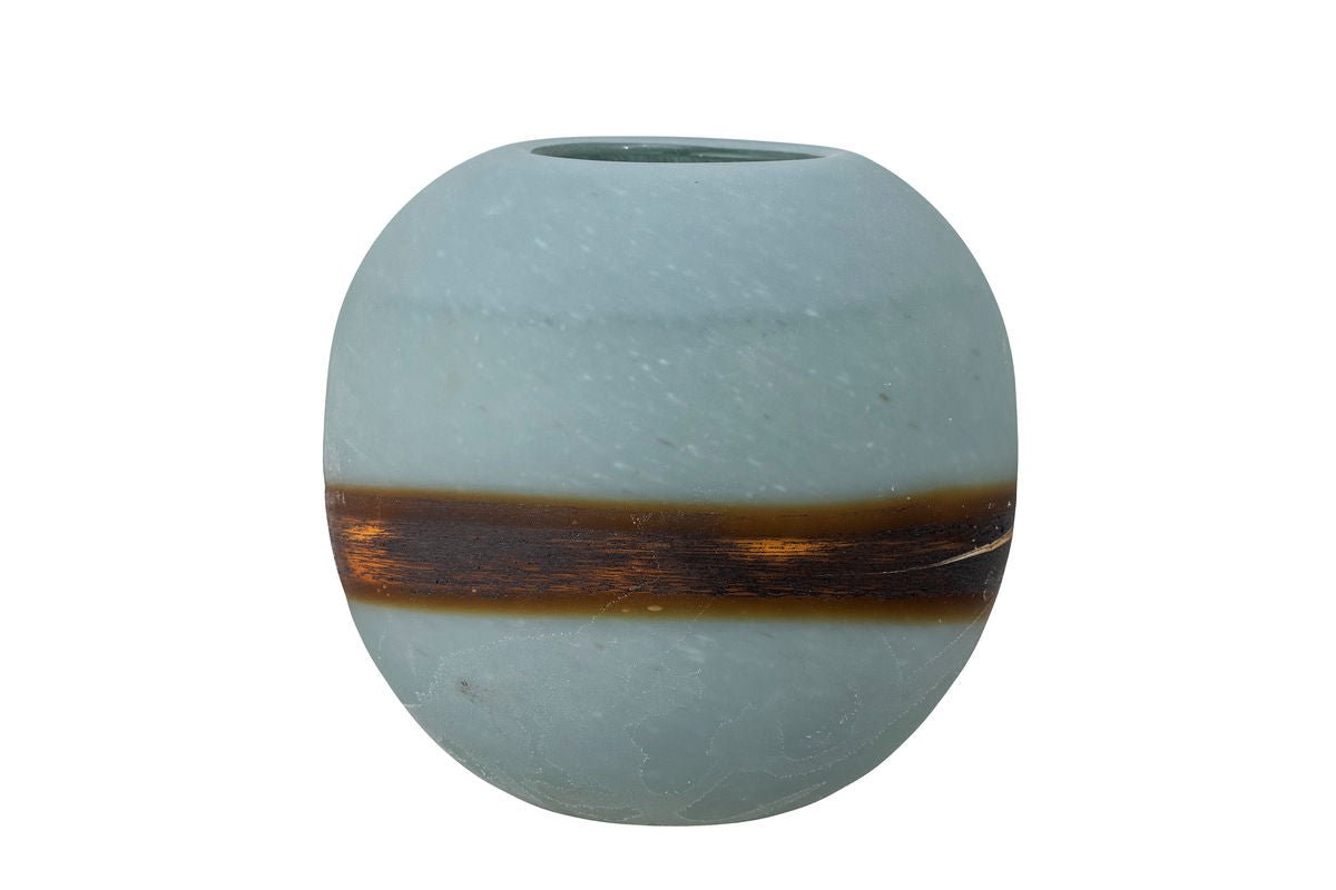 Vase « Feyra » – Verre bleu