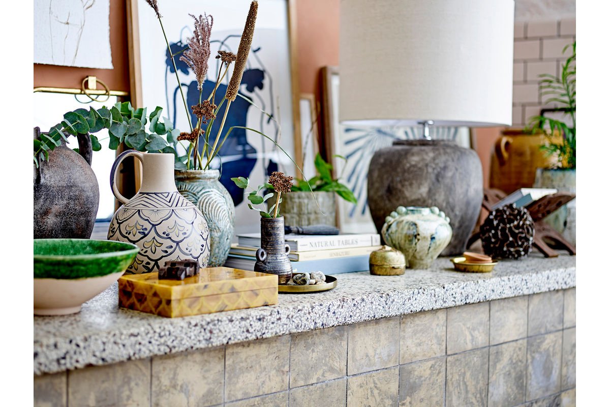 Vase Ora - Marron, en grès