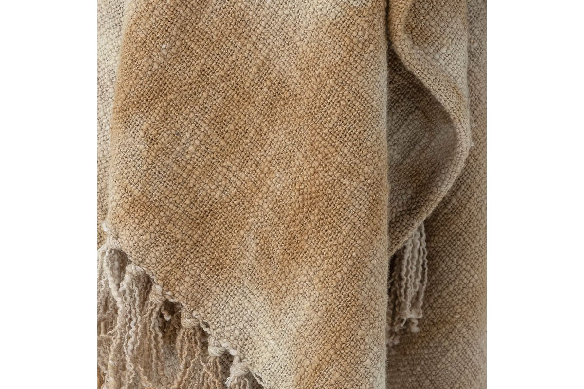 Plaid Romy – Design Tie-Dye en jaune