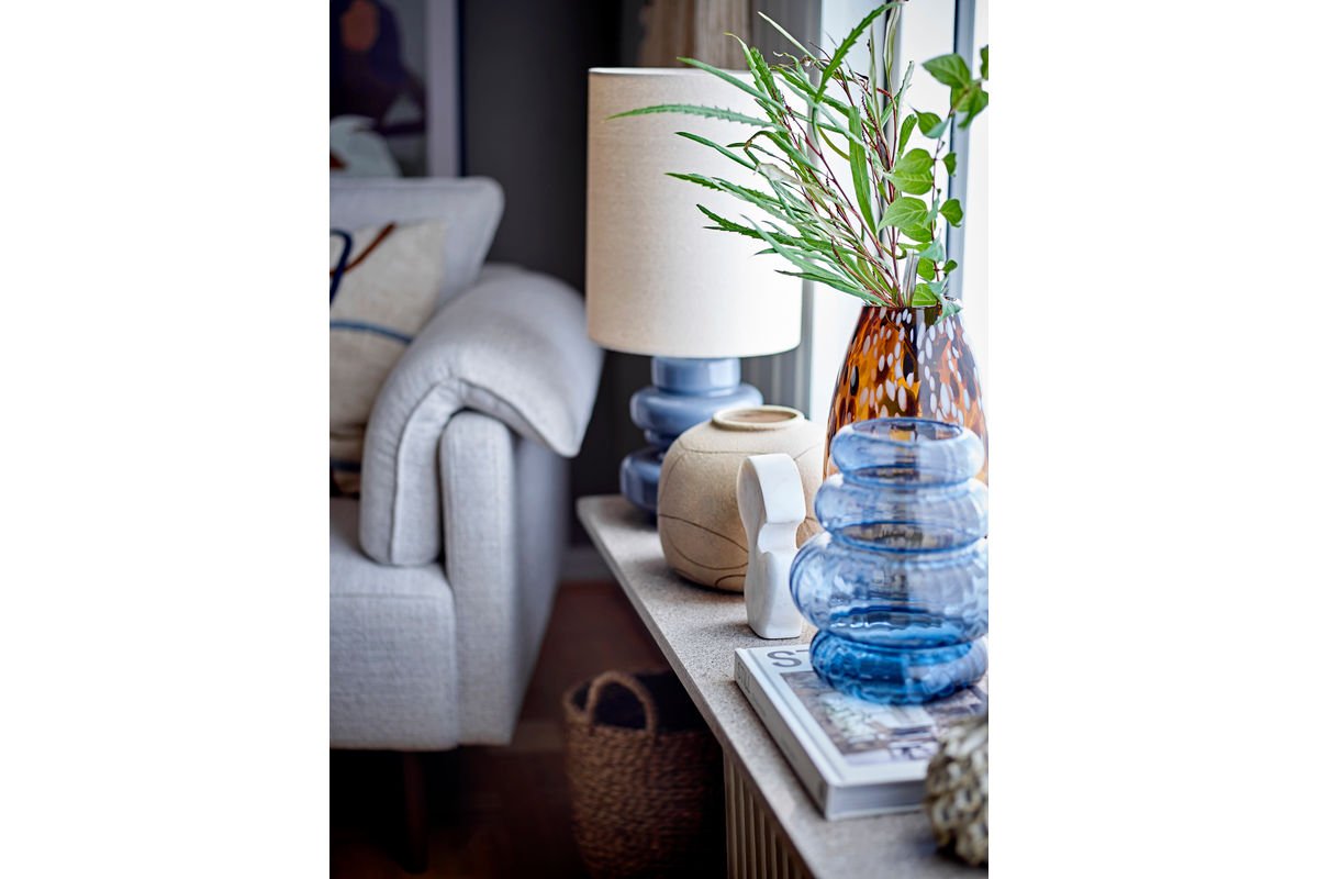 Lampe de table Glory - verre ondulé