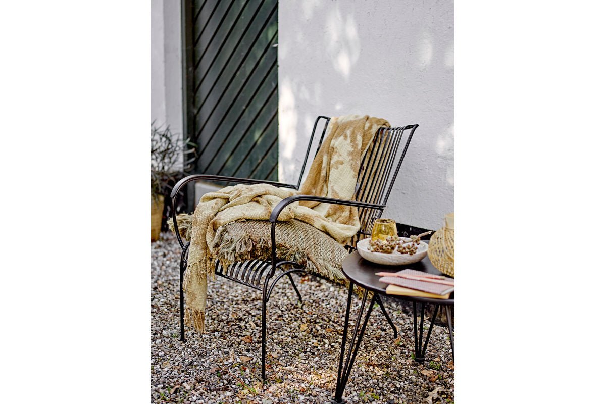 Plaid Romy – Design Tie-Dye en jaune