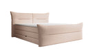Boxspringbett Elea Leinen-Optik in Beige (Beverly 1) – Freisteller