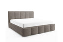 Designer Polsterbett Elva in Bouclé – Taupe