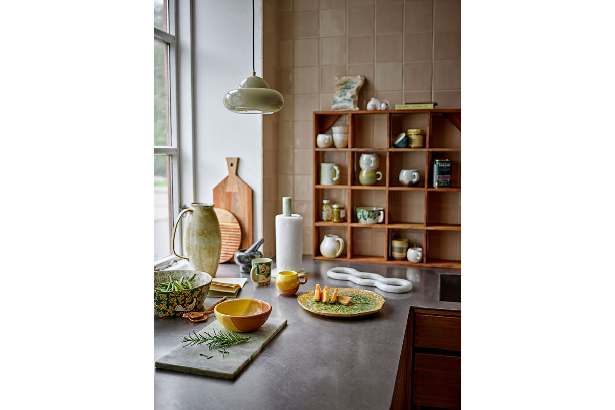 Plateau de service Verde – Grès avec glaçure réactive