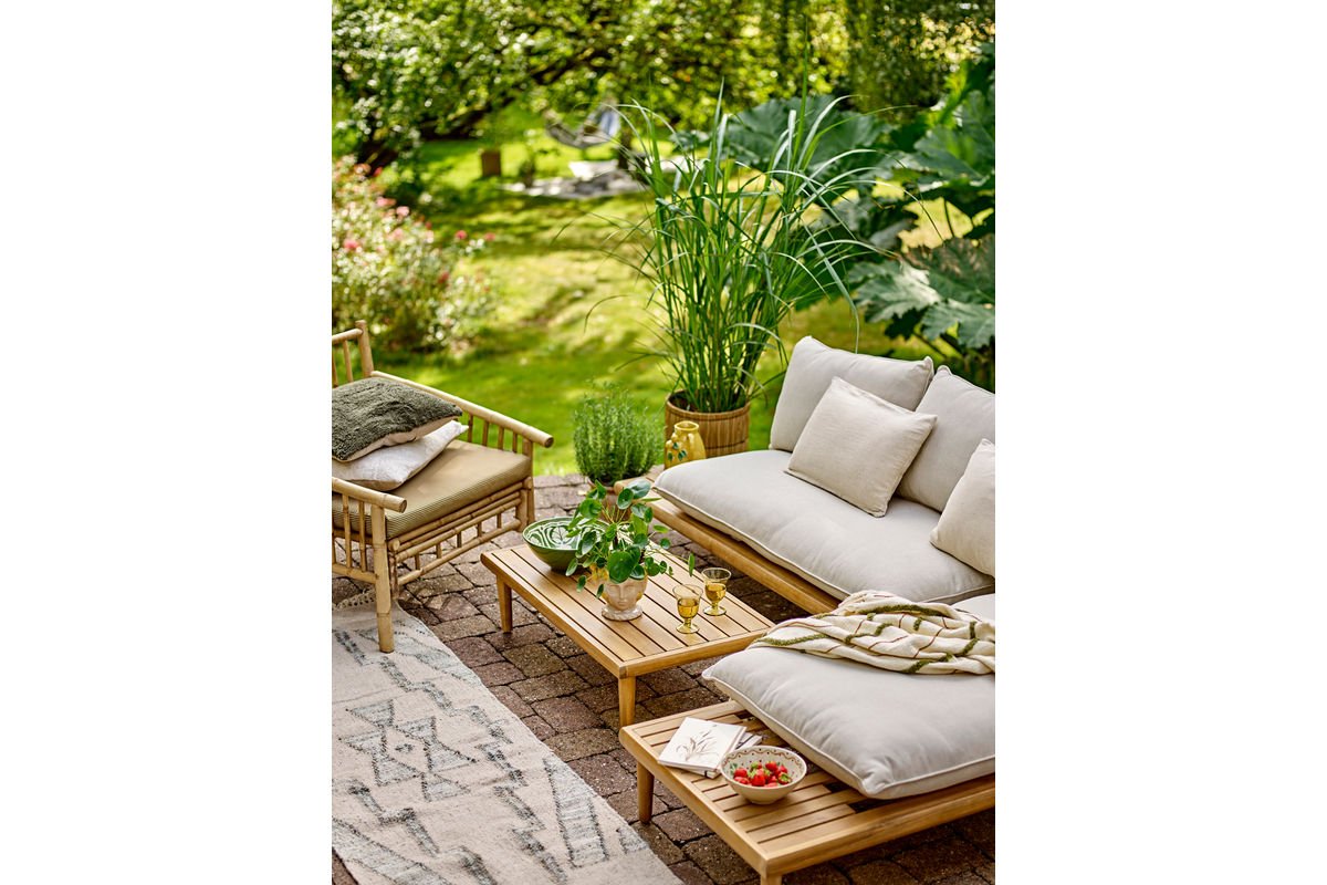 Plaid Domi – Design matelassé et brodé aux couleurs naturelles