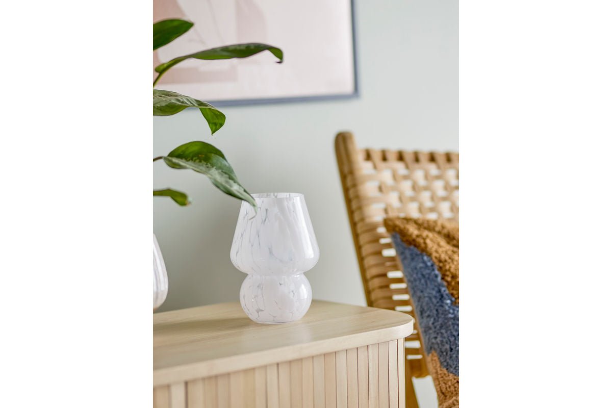 Vase « Arelia » – Verre blanc