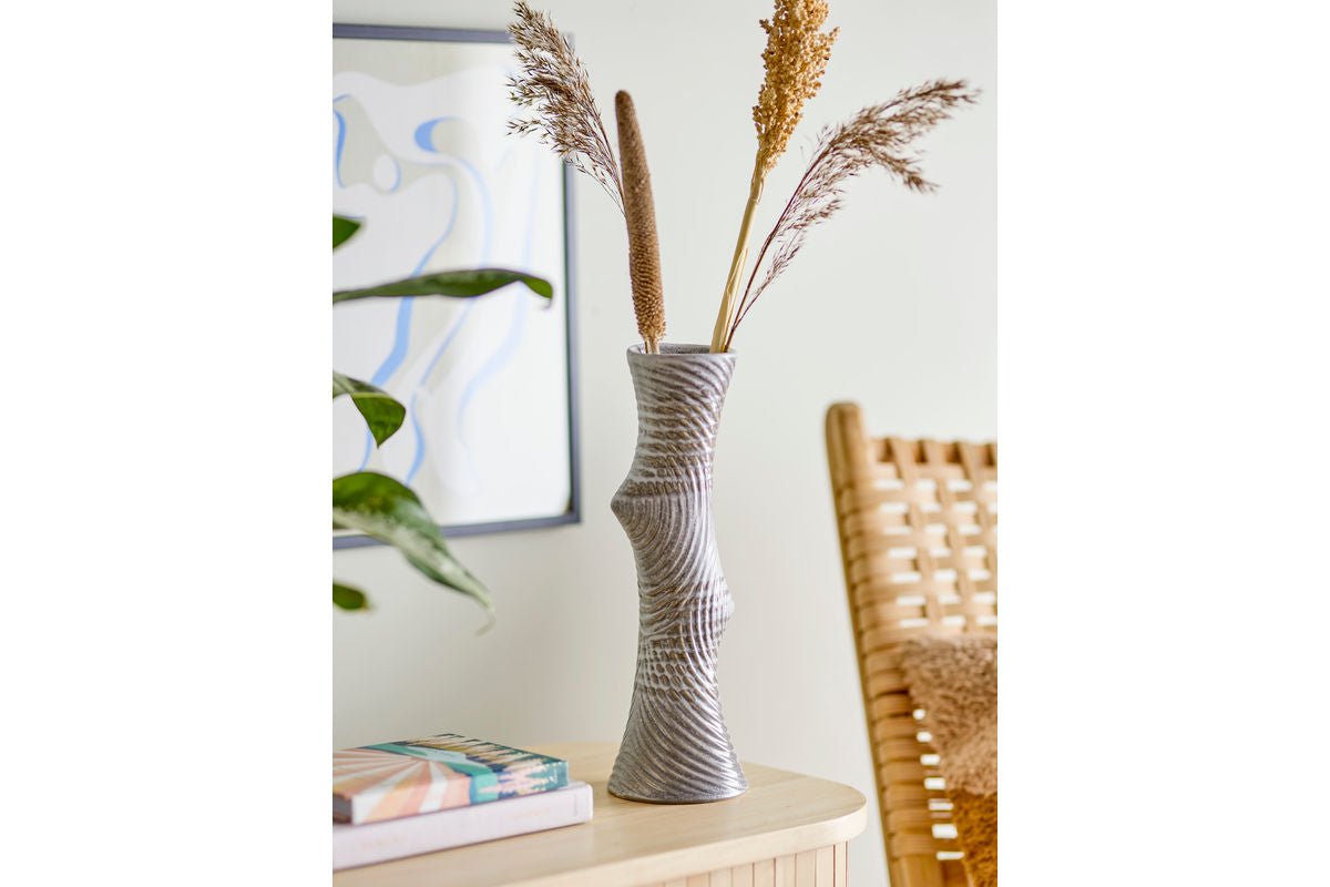 Vase « Serava » – Grès gris
