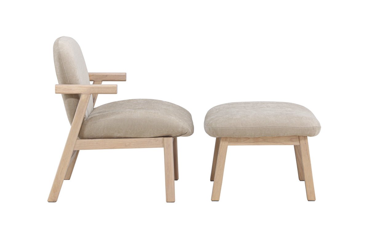 Fauteuil Railey II - avec repose-pieds assorti