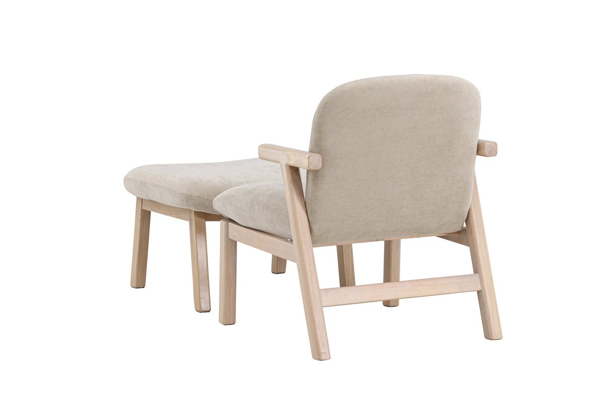 Fauteuil Railey II - avec repose-pieds assorti