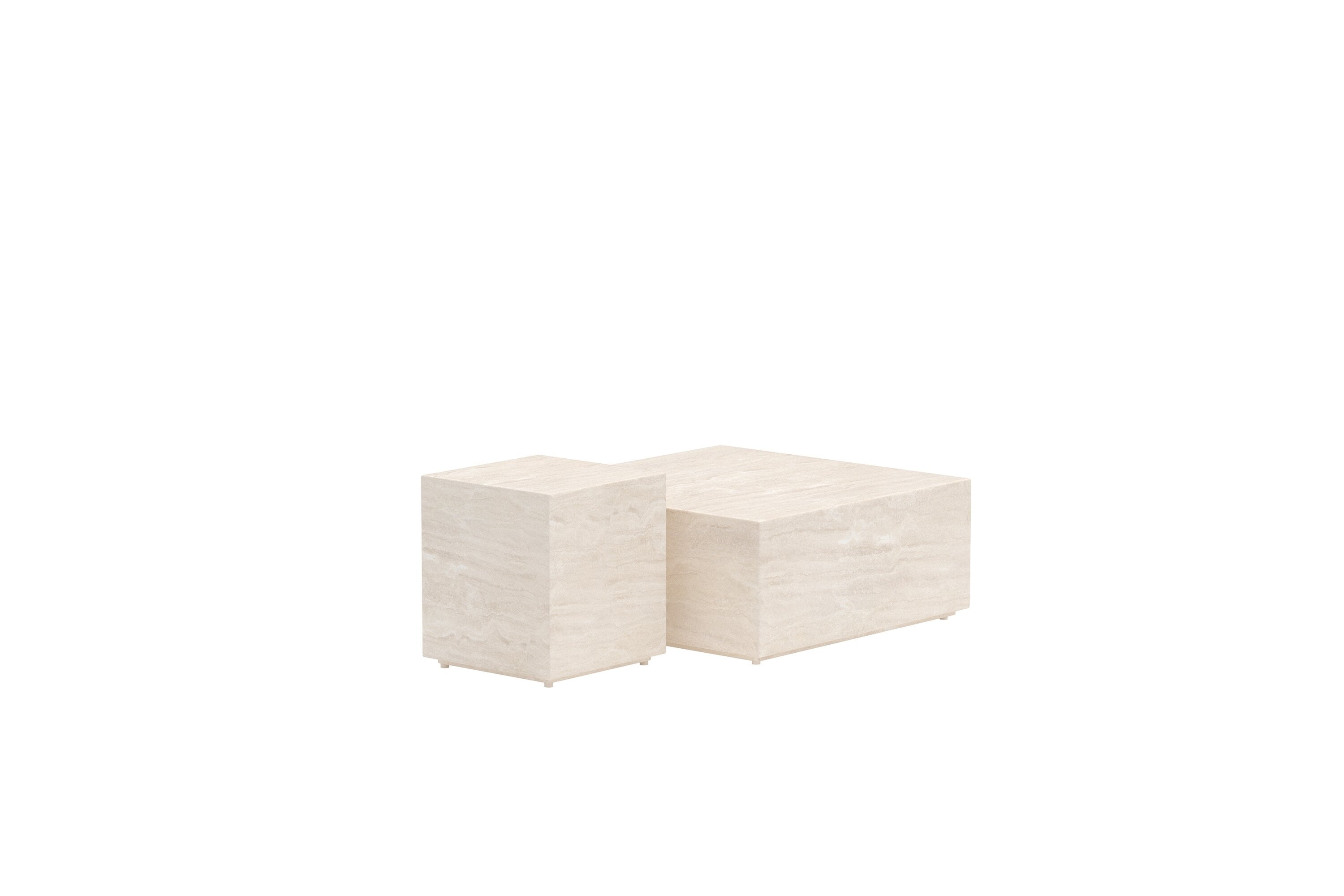 Ensemble de table de jardin Zenvia - en Beige en aluminium et polypropylène