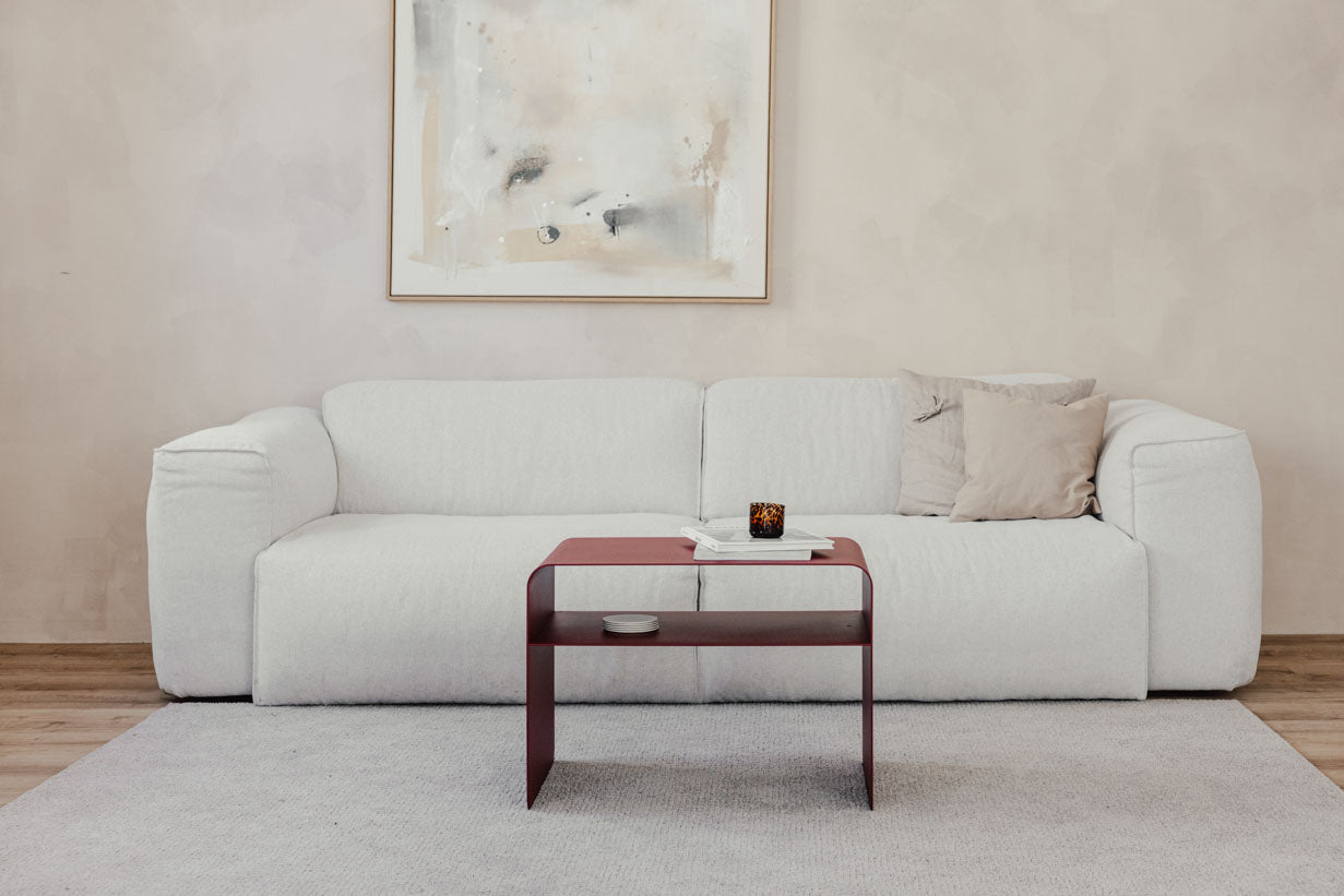 Couchtisch/Beistelltisch Cosmo – Pulverbeschichtetes Metall in modernem Design