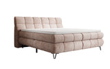 Boxspringbett Milla Cord in Rosé (Poso 052) – Freisteller