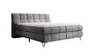 Boxspringbett Milla Cord in Grau (Poso 060) – Freisteller