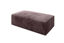 Beistellhocker Vasto in Cord – Mauve