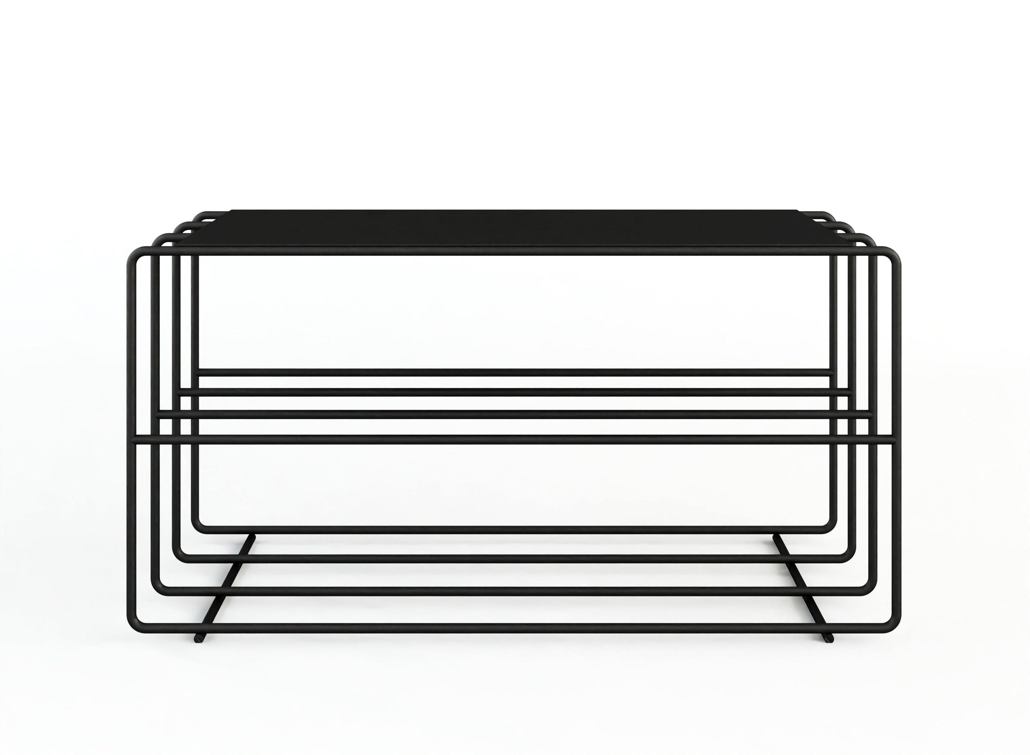 Étagère à chaussures Neva – étagère en métal avec style loft en plusieurs couleurs