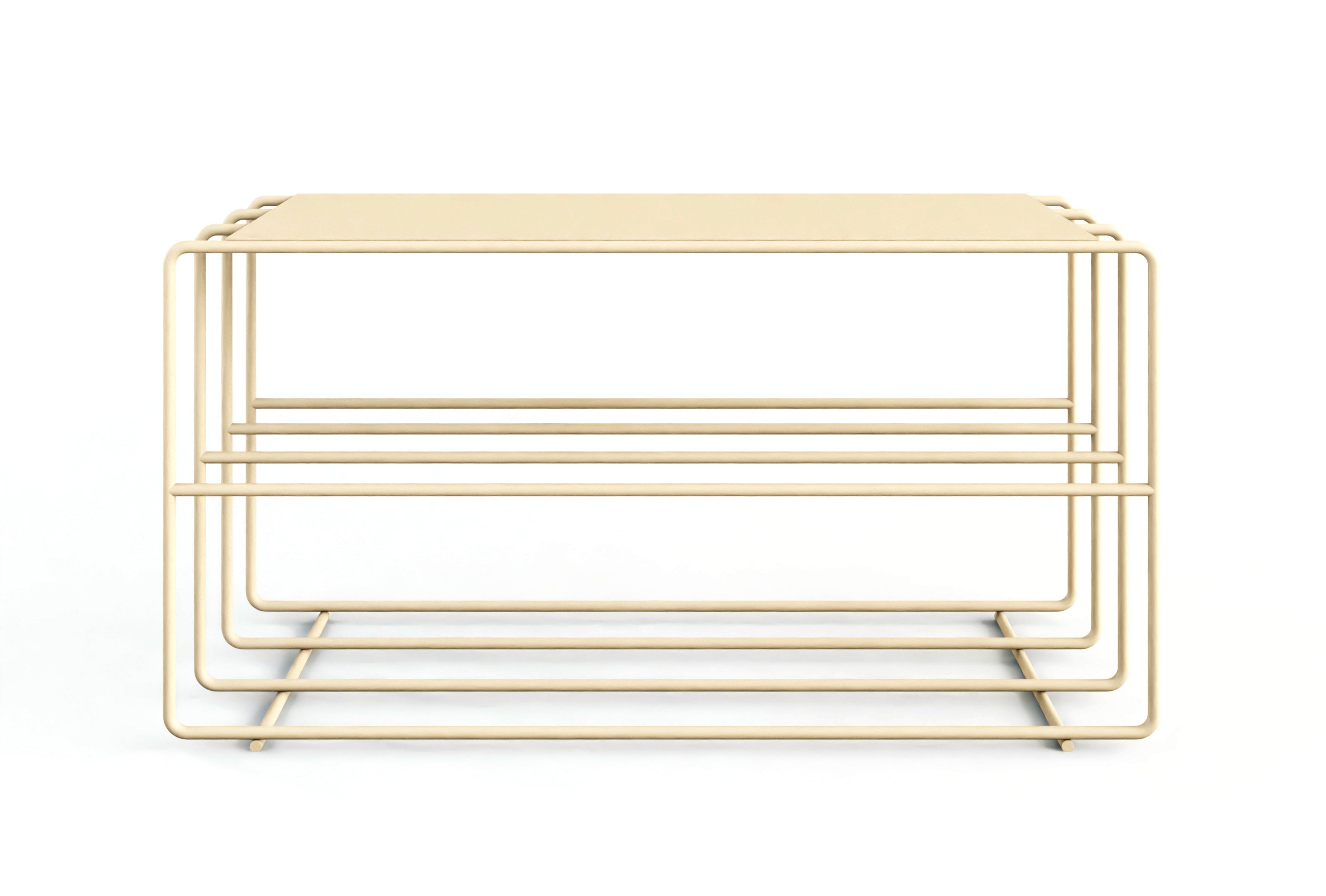 Étagère à chaussures Neva – étagère en métal avec style loft en plusieurs couleurs