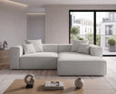 Designer Ecksofa Reno in Bouclé – Sand – Links