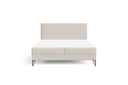 Boxspringbett Selina Slim Bouclé mit Stauraum – Beige