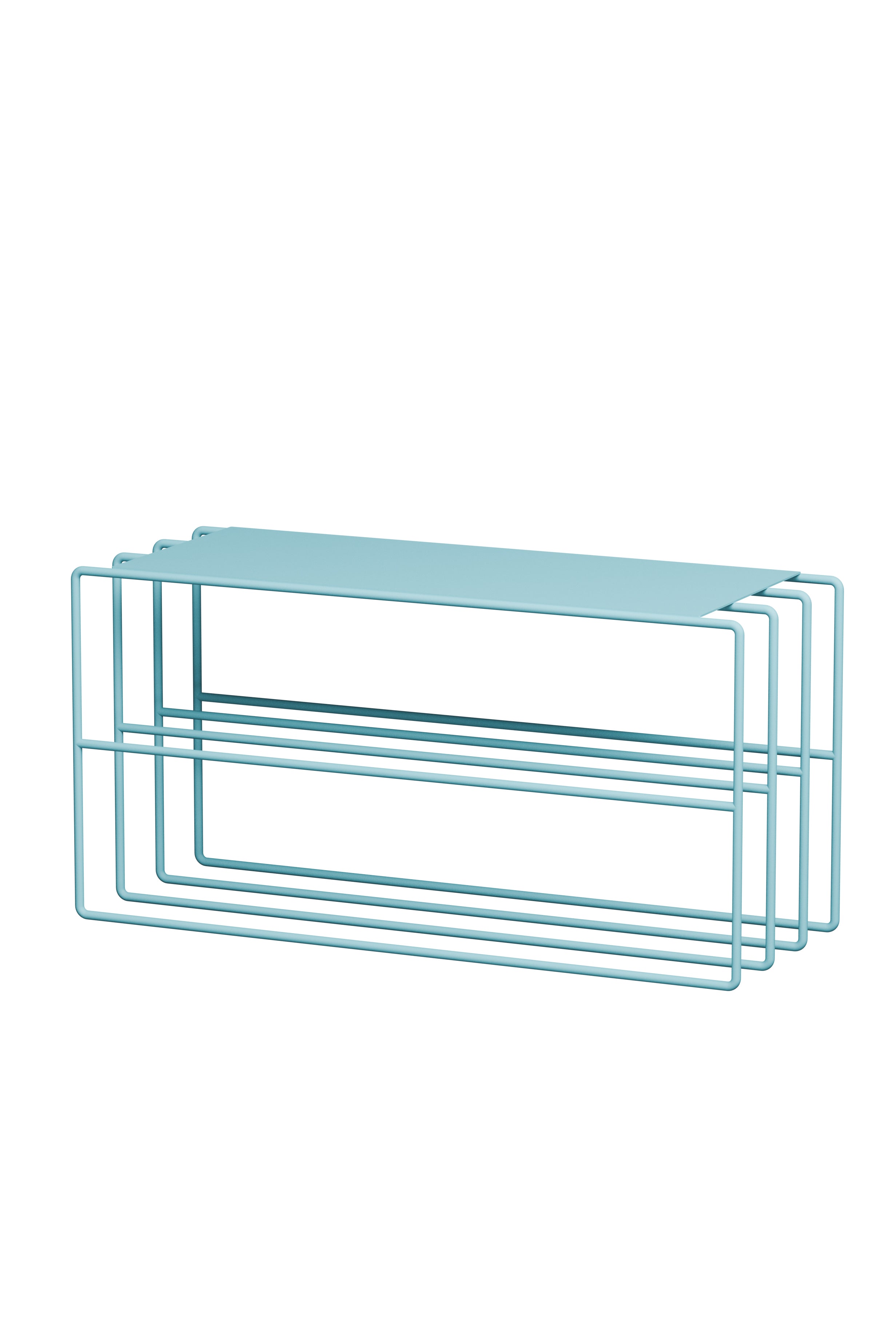 Étagère à chaussures Neva – étagère en métal avec style loft en plusieurs couleurs