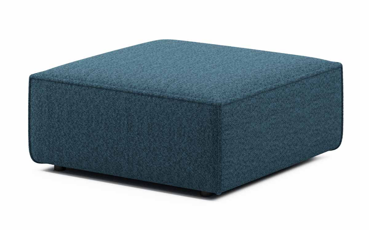 Sofa - Hocker 100 cm Yuma aus Bouclé - Luxusbetten24