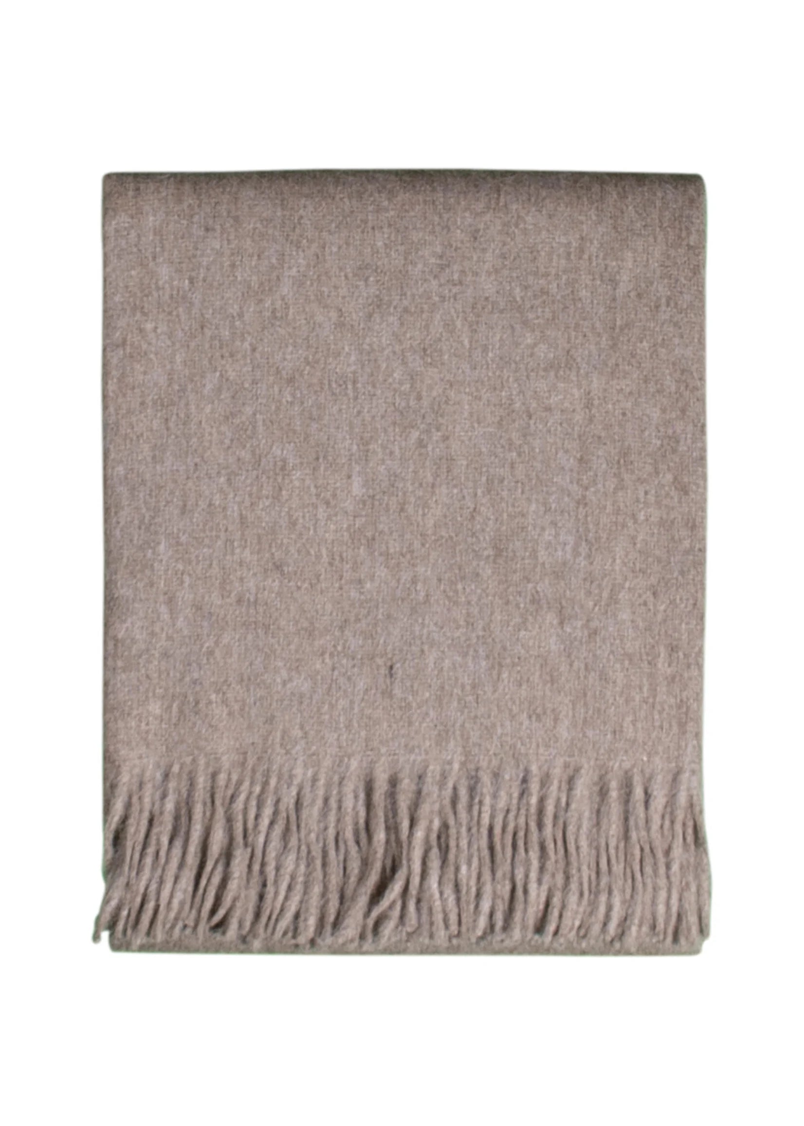 Plaid Alpaga Svala - Laine d'alpaga pure en Beige - 200x150 cm