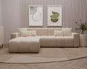 Designer Ecksofa Loft in Samt