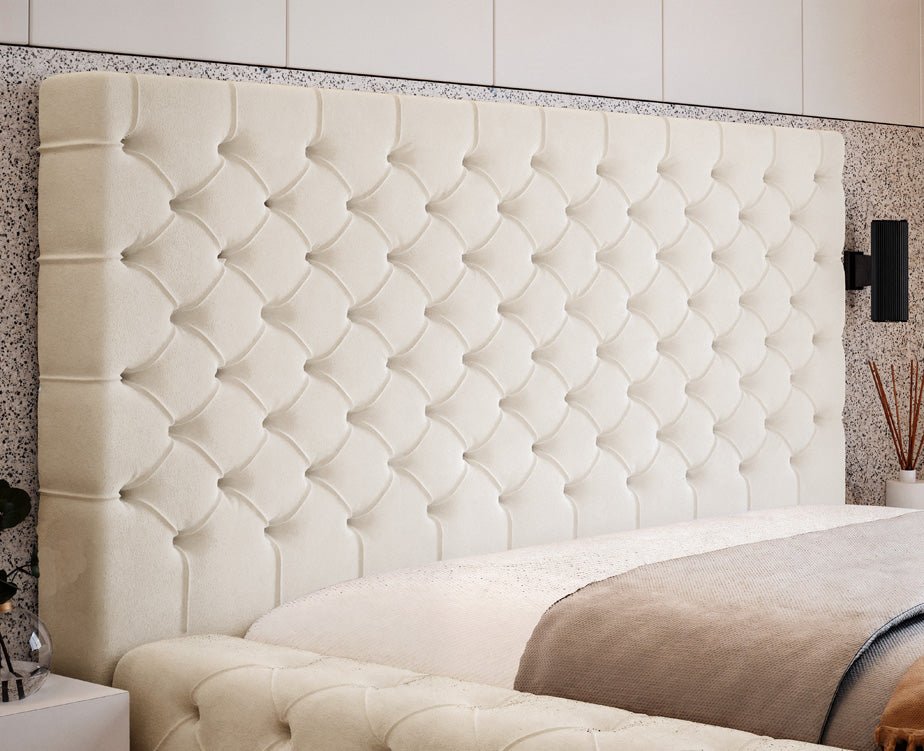 Designer Upholstered Bed Lana Velvet with Storage