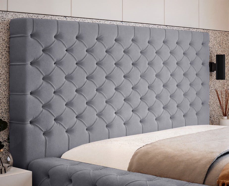 Designer Upholstered Bed Lana Velvet with Storage
