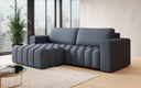 Designer Ecksofa Tirina mit Schlaffunktion